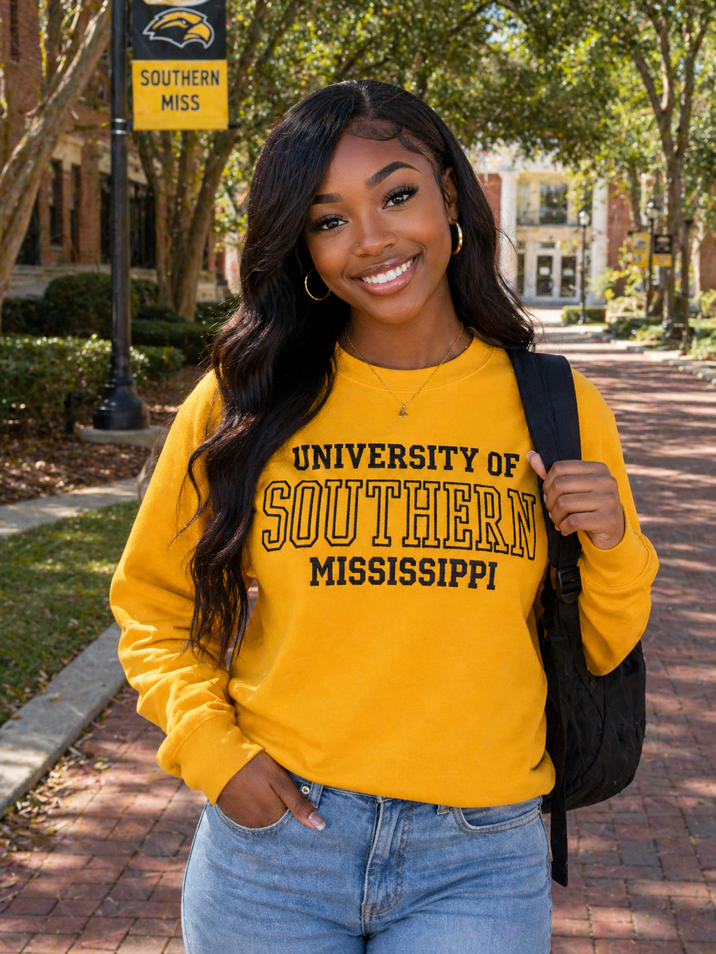 Golden Eagles Embroidered Sweatshirt
