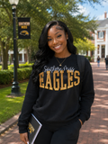 Golden Eagles Black & Gold Crewneck Sweatshirt