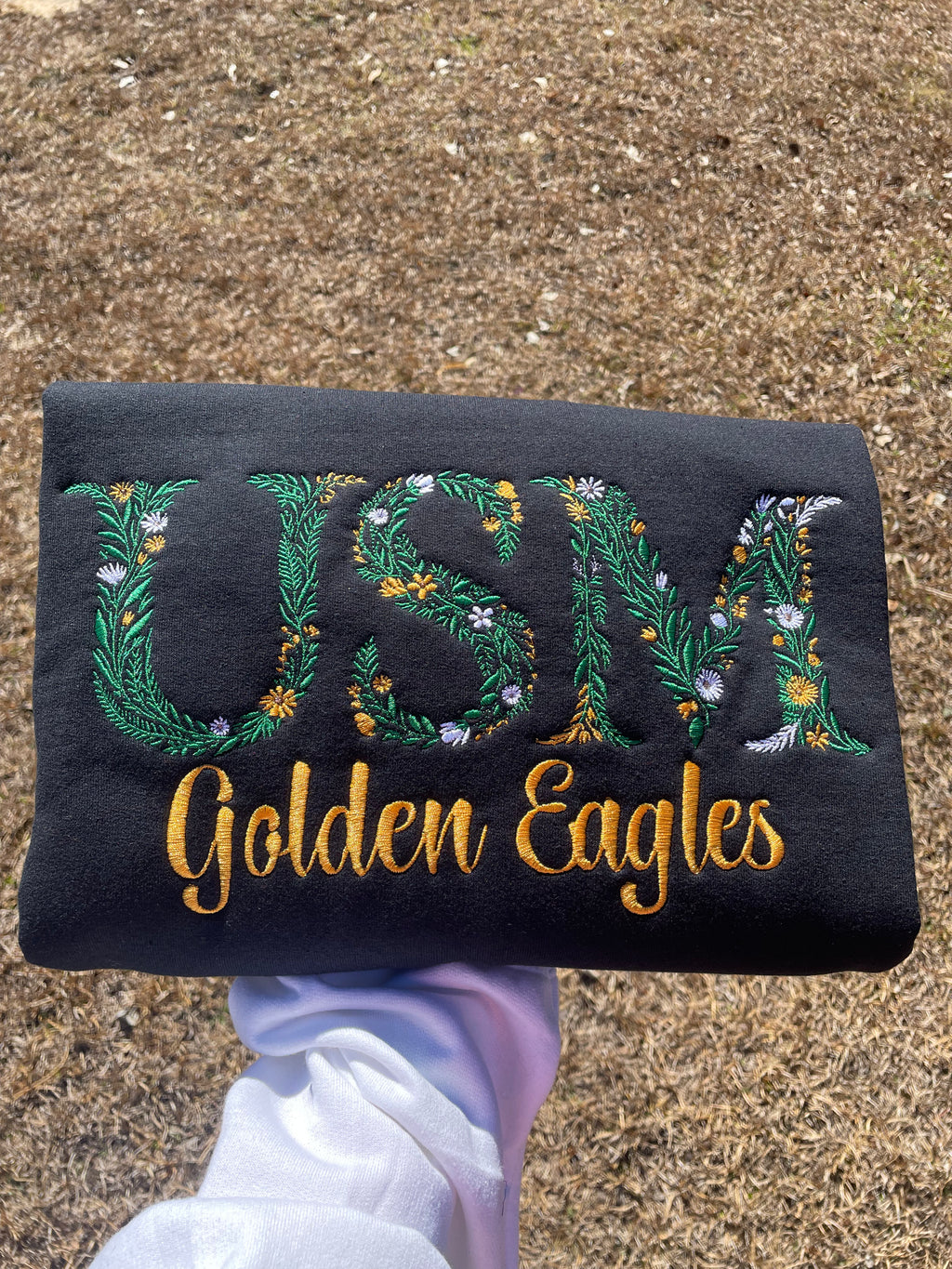 Golden Eagles Floral Sweatshirt